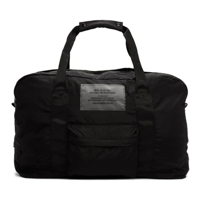 Diesel Black Packable Dupak Duffle Bag In T8013 Black
