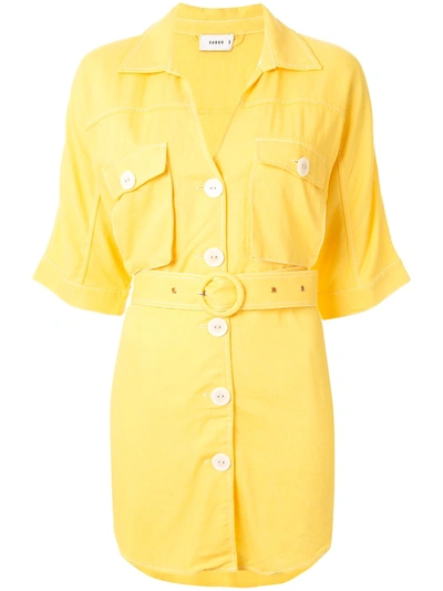 Suboo Ines Button Down Shirt In Yellow