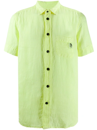 Diesel Mohawk Patch Shirt In Yellow