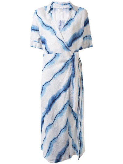 Suboo Estelle Tie-dye Maxi Dress In Blue