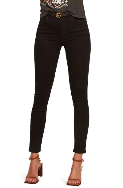 Reformation High & Skinny Jeans In Black