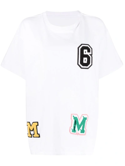 Mm6 Maison Margiela Oversized T-shirt In White