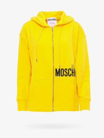 Moschino Sweatshirt In Yellow