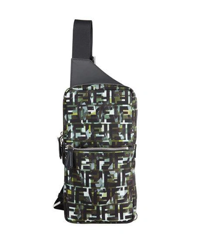 Fendi Men's Ff Camo Sling Backpack In Multi Pattern