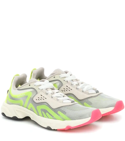 Acne Studios Ripstop, Rubber And Suede Sneakers In Trail Sneakers