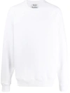 Acne Studios Reverse-label Sweatshirt Optic White