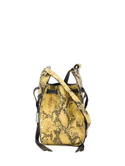 Isabel Marant Radja Shoulder Bag In Yellow Leather