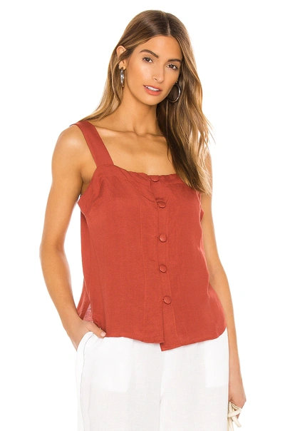 Seafolly Scarlet Top In Rust