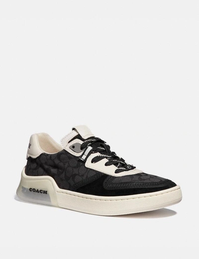 Coach Citysole Court Sneaker - Size 7.5 B In Black/chalk