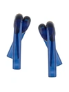Colville Twisted-tube Acrylic Earrings In Blue Blue