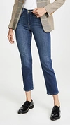 Frame Le High Crop Straight Leg Jeans In Dublin