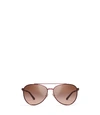 Tory Burch Miller Pilot Sunglasses In Shiny Red Metal