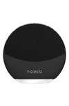 Foreo Luna Mini 3 Dual-sided Face Brush For All Skin Types In Midnight Black