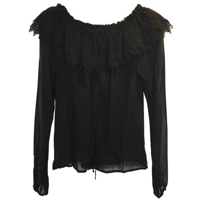 Pre-owned Ghost London Black Polyester Top