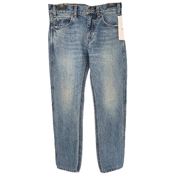 Pre-Owned Celine Blue Denim - Jeans Jeans | ModeSens