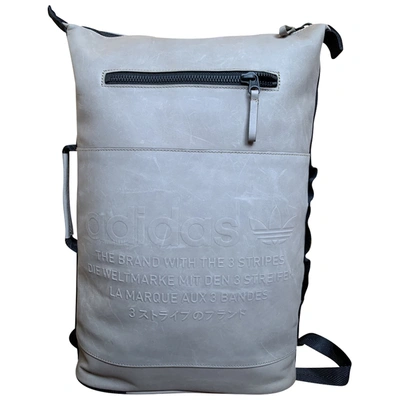 Pre-owned Adidas Originals Grey Leather Bag