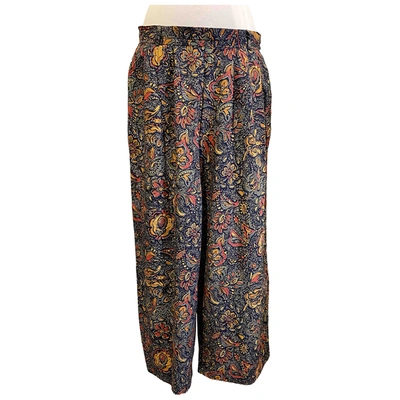 Pre-owned Givenchy Multicolour Wool Trousers