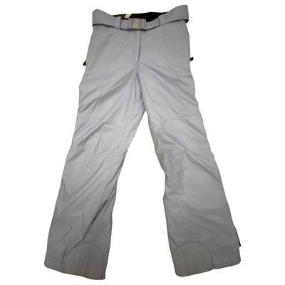 Pre-owned Colmar Cloth Trousers In Purple