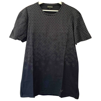 Pre-owned Emporio Armani Navy Cotton T-shirt