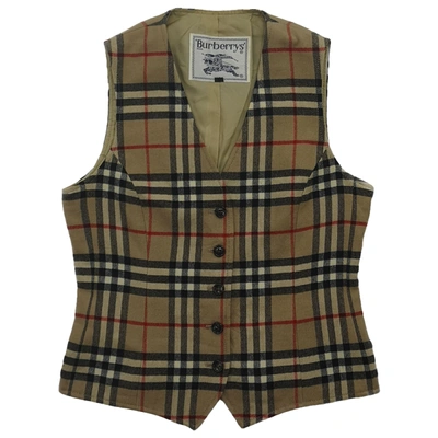 Pre-owned Burberry Wool  Top