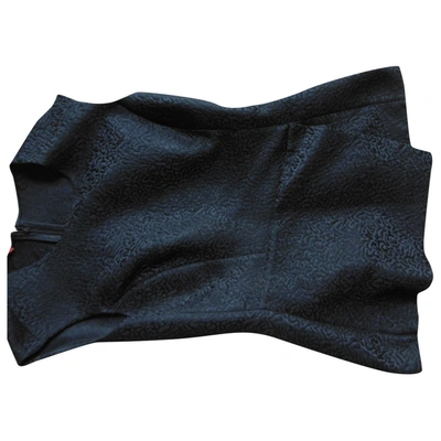 Pre-owned Carolina Herrera Black Polyester Top