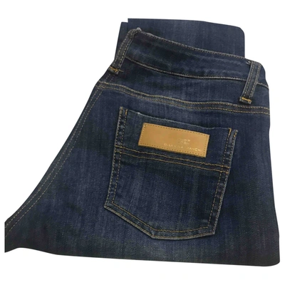 Pre-owned Elisabetta Franchi Slim Jeans In Blue