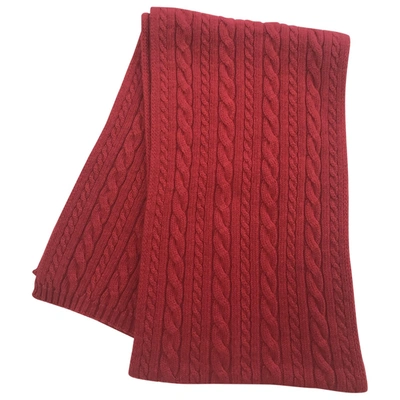Pre-owned Romeo Gigli Red Wool Scarf