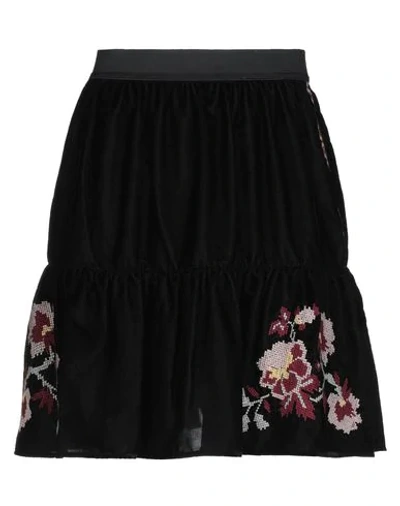 Pinko Midi Skirts In Black