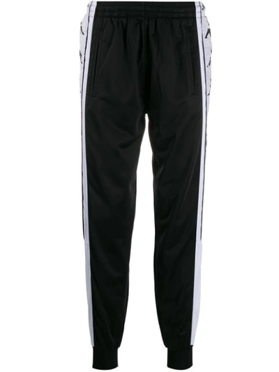 Kappa Omini-logo Band Track Trousers In Black