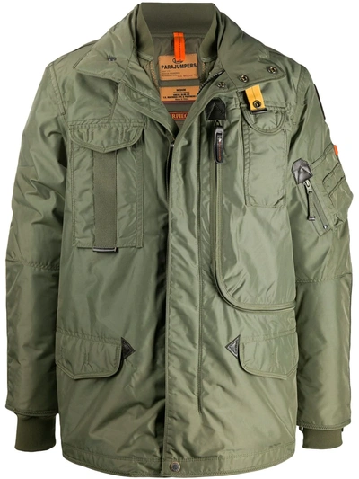 Parajumpers Masterpiece Base Bomber Jacket In Green
