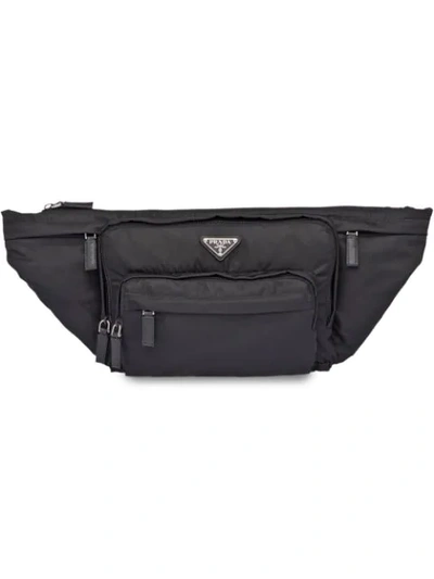 Prada Black Logo Cross Body Bag