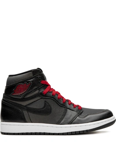 Jordan Air  1 Retro High Og "black Satin/gym Red" Sneakers