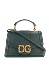 Dolce & Gabbana Amore Tote Bag In Green