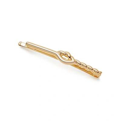 Missoma Twisted Loupe Hair Slide 18ct Gold Plated