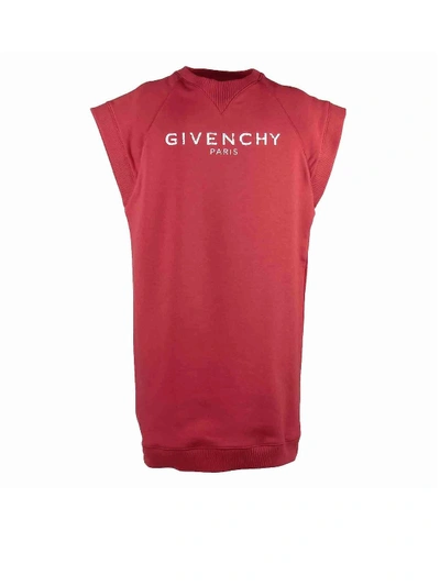 Givenchy Kids' Vintage Logo Printed Dress In Red