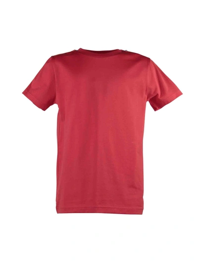 Givenchy Kids' Branded Bands T-shirt In Red