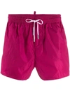 Dsquared2 Drawstring-waist Swimming Trunks In Pink