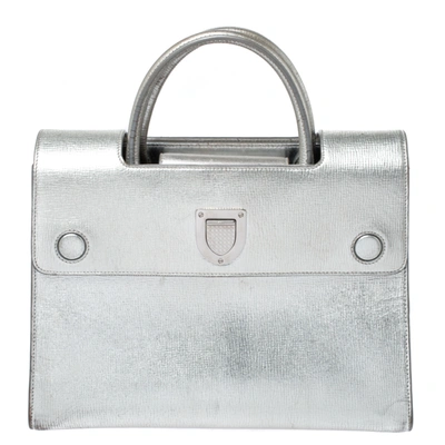 Pre-owned Dior Ever Bag In Silver