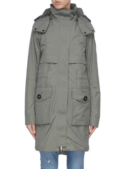 Canada Goose 'cavalry' Trench Coat In Green