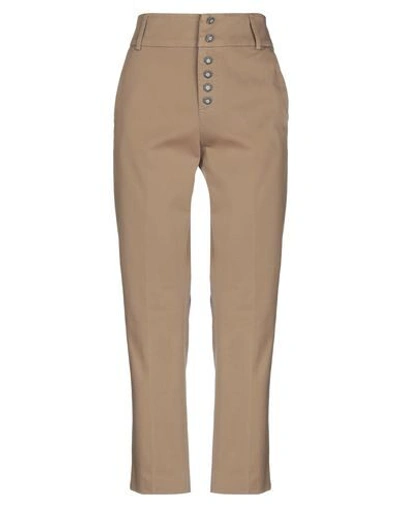 Dondup Pants In Khaki