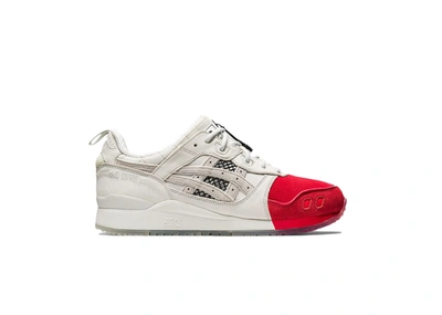 Pre-owned Asics  Gel-lyte Iii Mita 30th Anniversary In White/red-blue