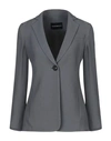 Emporio Armani Suit Jackets In Grey