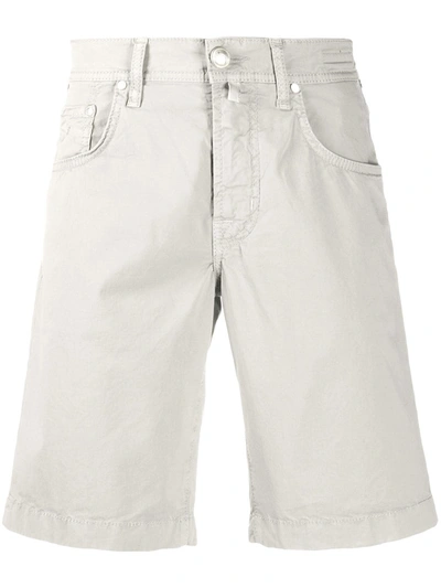Jacob Cohen Straight-leg Denim Shorts In Grey