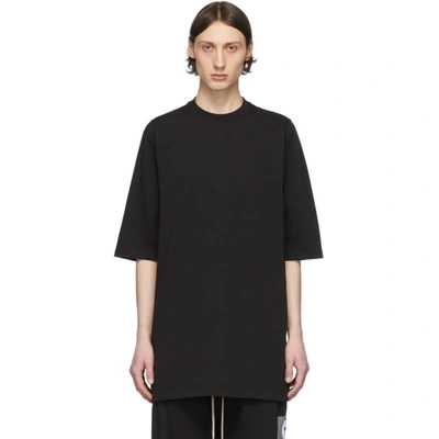 Rick Owens Tommy Oversized Cotton-jersey T-shirt In Black