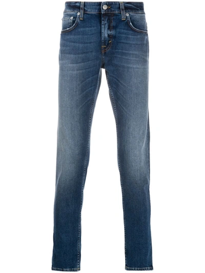 Department 5 Slim Faded Jeans In Blue