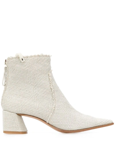 Premiata Zipped 55mm Ankle Boots In Neutrals