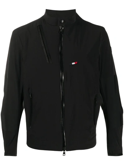 Moncler Zip-up Lightweight Jacket In Black