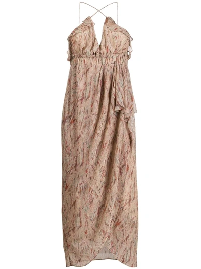Iro Ciotina Printed Dress In Neutrals