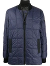 Canada Goose Padded Bomber Jacket In Blue