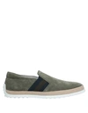 Tod's Sneakers In Military Green
